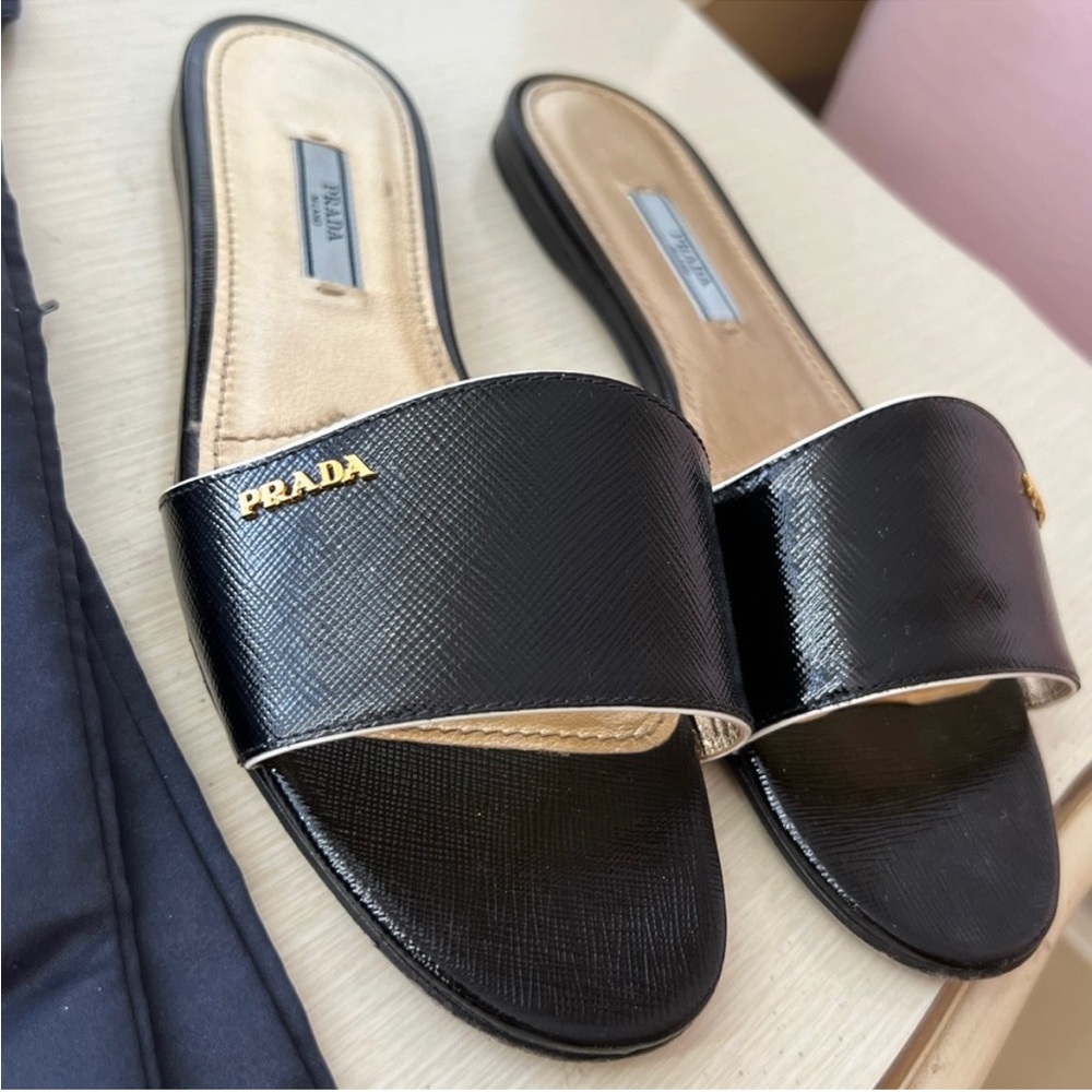 Prada slide sandals size 8.5